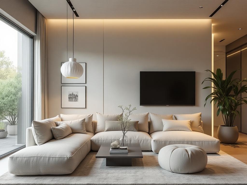 Modern living room interior design